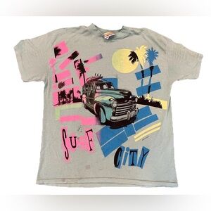 Vintage Surf City Speed Limit Seventy T-Shirt Shirt Tee XL Jumbo Jersey Grunge